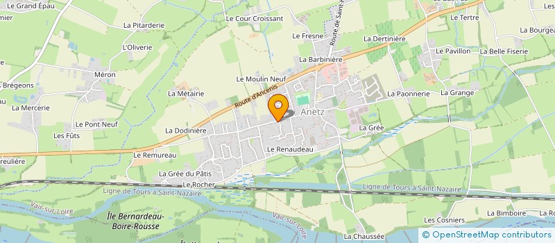 localisation de l'entreprise SCI DE LA GRASSERIE  VAIR-SUR-LOIRE