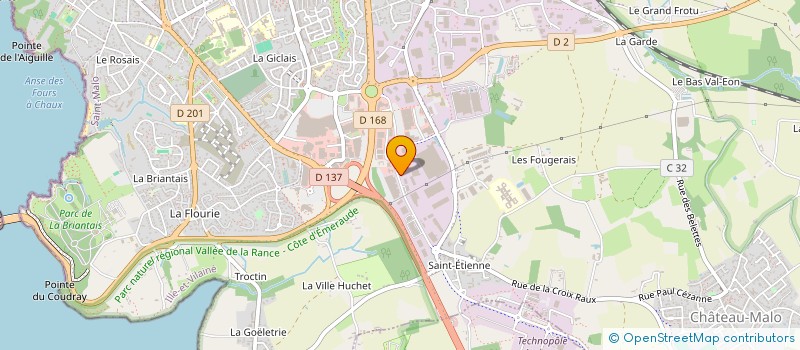 localisation de l'entreprise SCI DE LA GRASSINAIS GAUTIER à SAINT-MALO