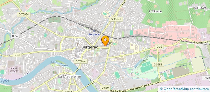 localisation de l'entreprise SCI DE LA GRAULET à BERGERAC