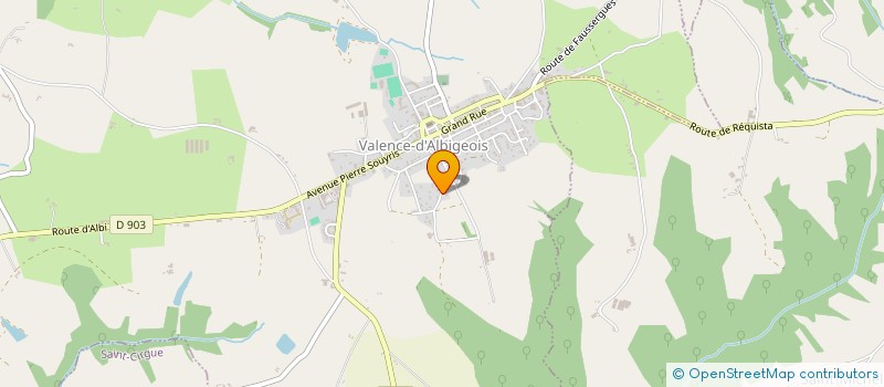 localisation de l'entreprise SCI DE LA GRAVARIE  VALENCE-D'ALBIGEOIS