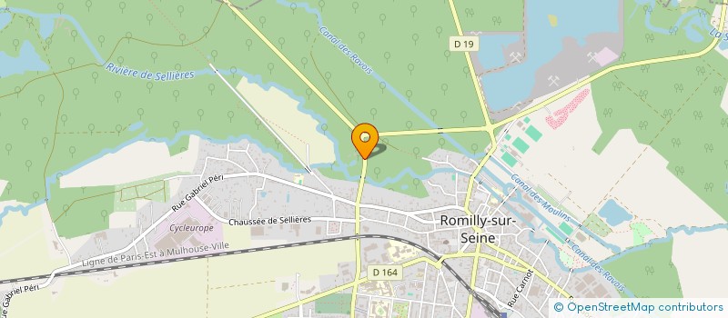 localisation de l'entreprise SCI DE LA GRAVAUDIERE à ROMILLY-SUR-SEINE