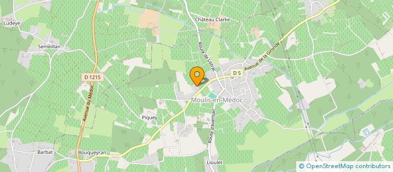 localisation de l'entreprise SCI DE LA GRAVE  MOULIS-EN-MEDOC