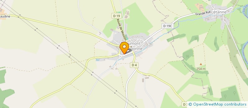 localisation de l'entreprise SCI DE LA GRAVETTE  BEAUMONT-EN-ARGONNE