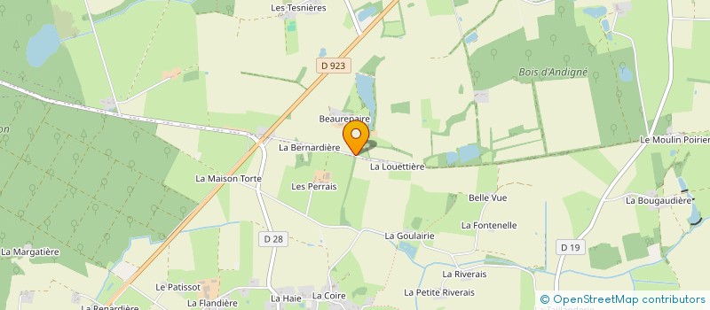 localisation de l'entreprise SCI DE LA GREE  VALLONS-DE-L'ERDRE