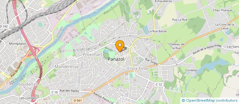 localisation de l'entreprise SCI DE LA GRELE à PANAZOL