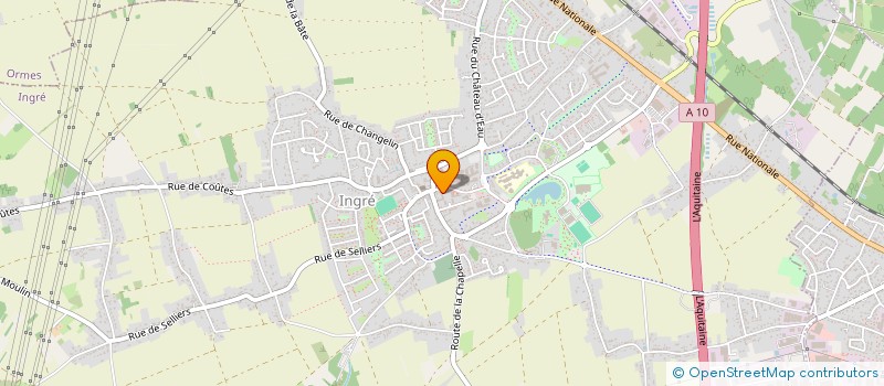 localisation de l'entreprise SCI DE LA GRENAUDIERE  INGRE