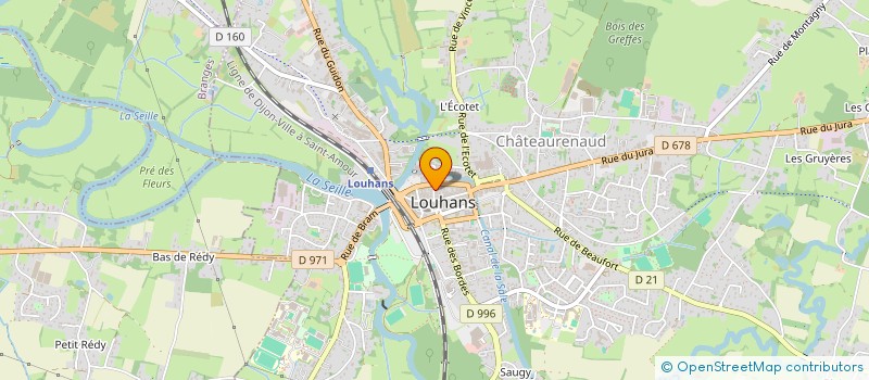 localisation de l'entreprise SCI DE LA GRENETTE à LOUHANS