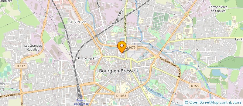 localisation de l'entreprise SCI DE LA GRENOUILLERE à BOURG-EN-BRESSE