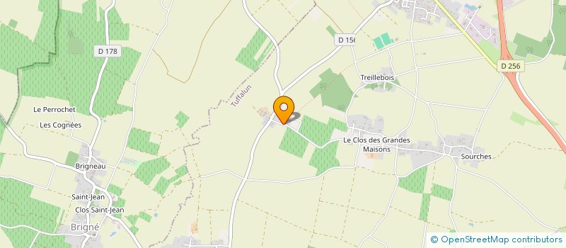 localisation de l'entreprise SCI DE LA GRESILLE  TUFFALUN