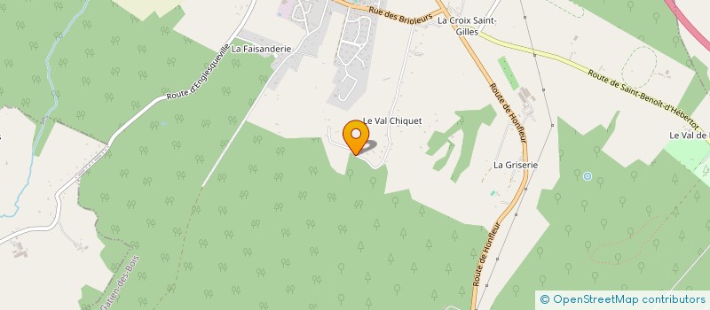 localisation de l'entreprise SCI DE LA GRISERIE  SAINT-GATIEN-DES-BOIS