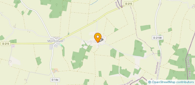 localisation de l'entreprise SCI DE LA GRIVE  MONTOLIVET