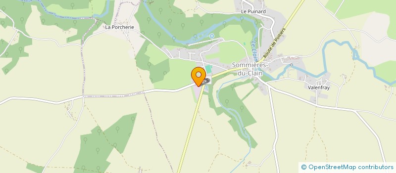 localisation de l'entreprise SCI DE LA GROLIERE  SOMMIERES-DU-CLAIN