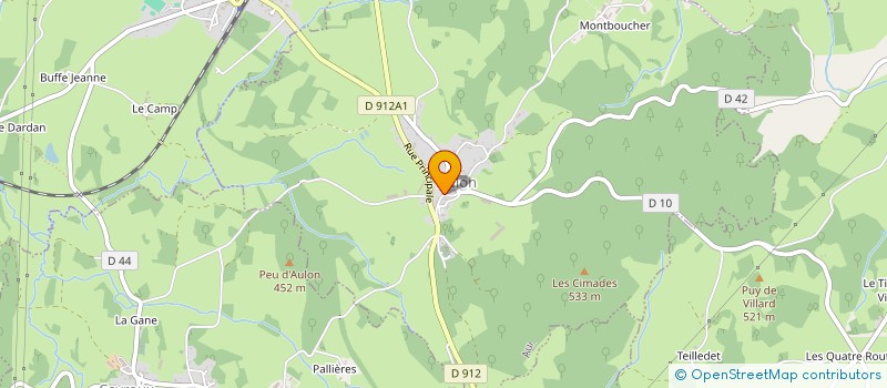 localisation de l'entreprise SCI DE LA GROSSE PIERRE à AULON