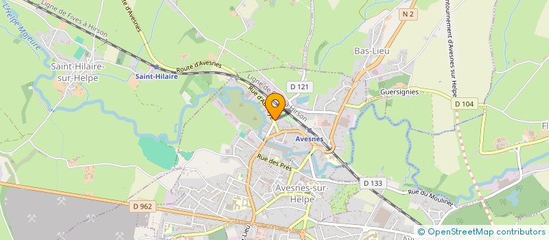 localisation de l'entreprise SCI DE LA GROSSE POMPE à SAINT-HILAIRE-SUR-HELPE