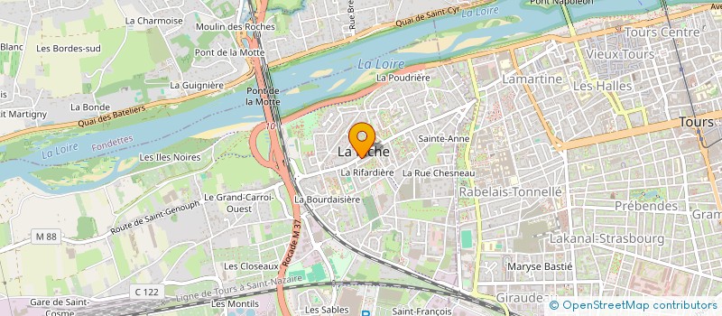 localisation de l'entreprise SCI DE LA GROSSE TOURS  LA RICHE