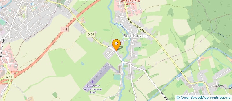 localisation de l'entreprise SCI DE LA GROSSMATT  BUHL-LORRAINE