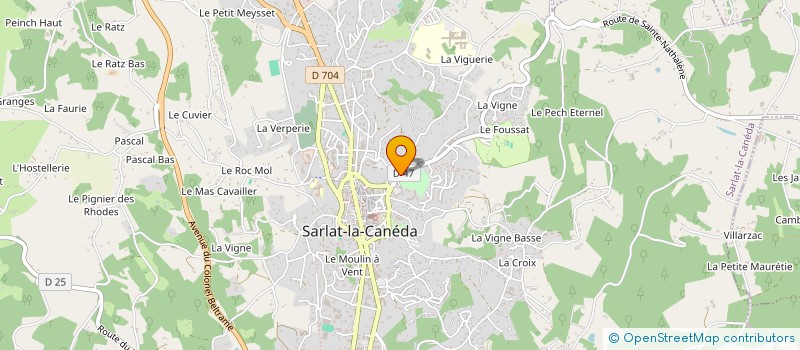 localisation de l'entreprise SCI DE LA GROTTE à SARLAT-LA-CANEDA