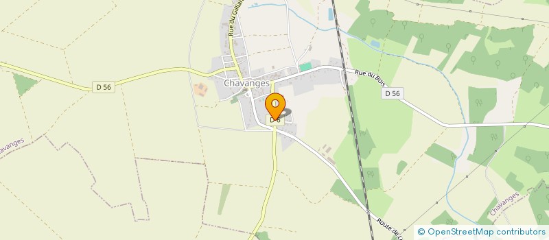 localisation de l'entreprise SCI DE LA GUENELLE  CHAVANGES