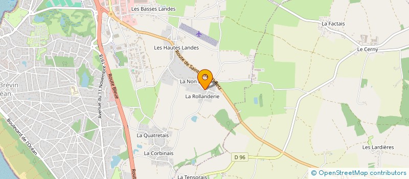 localisation de l'entreprise SCI DE LA GUERCHE à SAINT-BREVIN-LES-PINS
