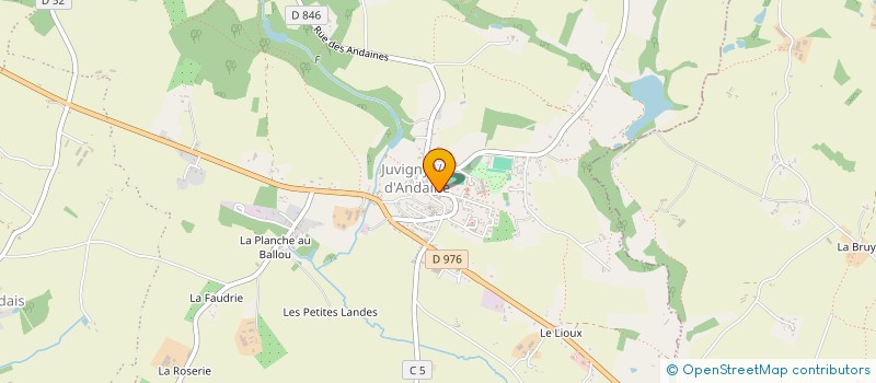 localisation de l'entreprise SCI DE LA GUERDIERE à JUVIGNY VAL D'ANDAINE