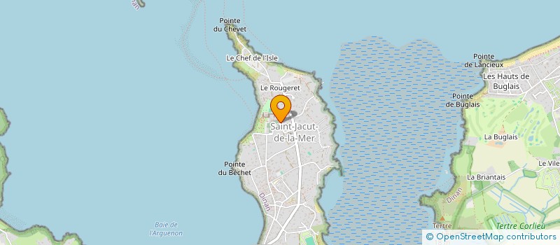 localisation de l'entreprise SCI DE LA GUERINAIS  SAINT-JACUT-DE-LA-MER