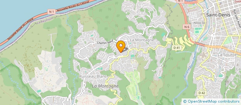 localisation de l'entreprise SCI DE LA GUETTE  SAINT-DENIS