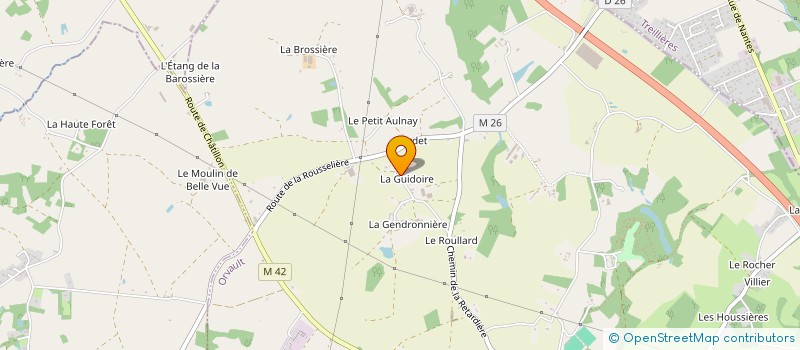 localisation de l'entreprise SCI DE LA GUIDOIRE à ORVAULT