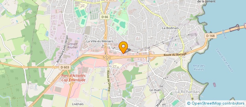 localisation de l'entreprise SCI DE LA GUILBAUDIERE  LA RICHARDAIS