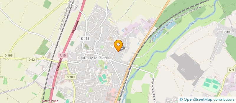 localisation de l'entreprise SCI DE LA GUILLOTINE  JAUNAY-MARIGNY