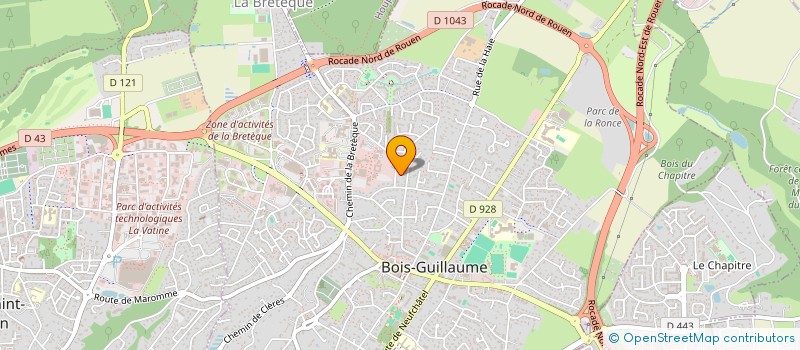localisation de l'entreprise SCI DE LA HAIE à BOIS-GUILLAUME
