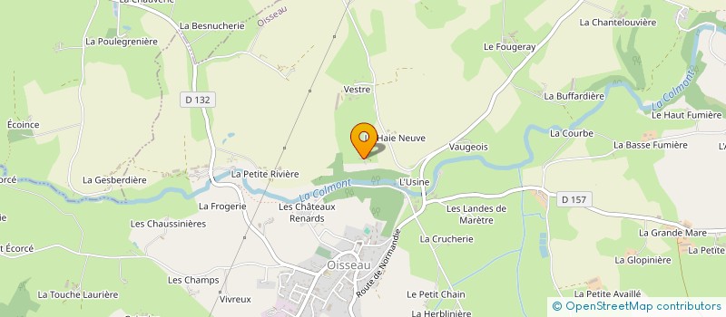 localisation de l'entreprise SCI DE LA HAIE  OISSEAU
