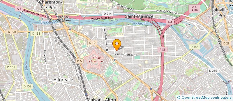 localisation de l'entreprise SCI DE LA HAIE PASSART à MAISONS-ALFORT