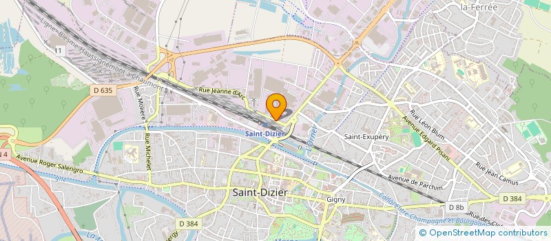 localisation de l'entreprise SCI DE LA HAIE RENANT à SAINT-DIZIER