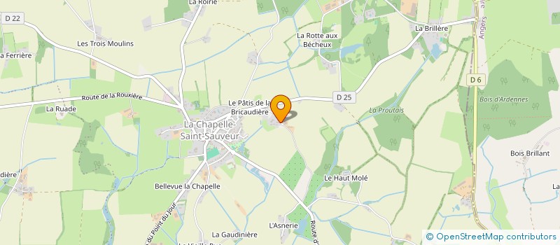 localisation de l'entreprise SCI DE LA HAIE VERTE  MONTRELAIS