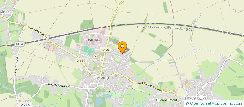 localisation de l'entreprise SCI DE LA HAINE SAINT PIERRE  CYSOING