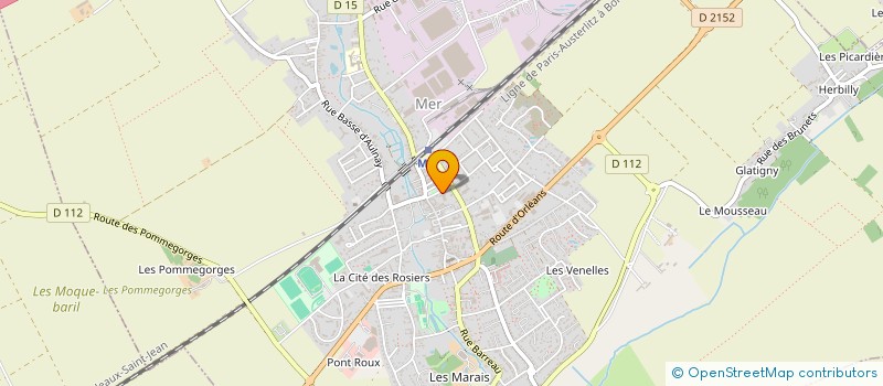 localisation de l'entreprise SCI DE LA HALLE  MER