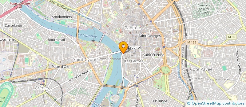 localisation de l'entreprise SCI DE LA HALLE  TOULOUSE
