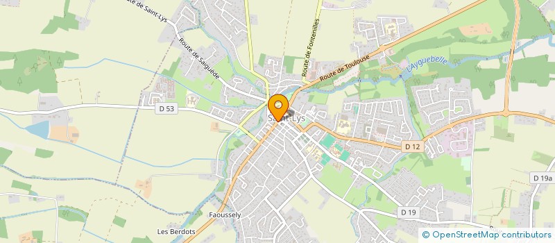 localisation de l'entreprise SCI DE LA HALLE  SAINT-LYS