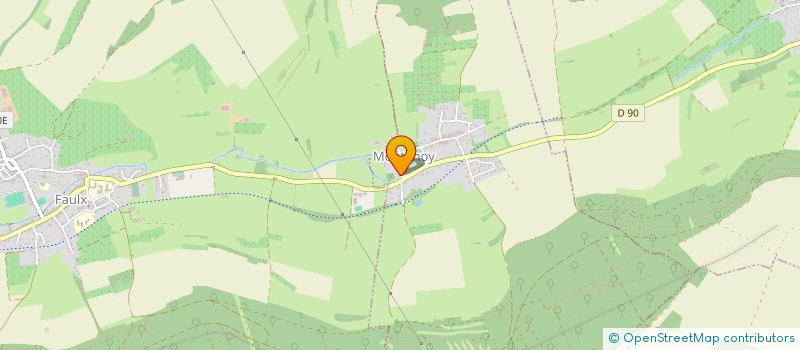 localisation de l'entreprise SCI DE LA HALLE  MONTENOY