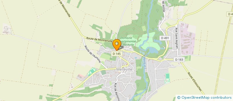 localisation de l'entreprise SCI DE LA HALLE  LE MEREVILLOIS