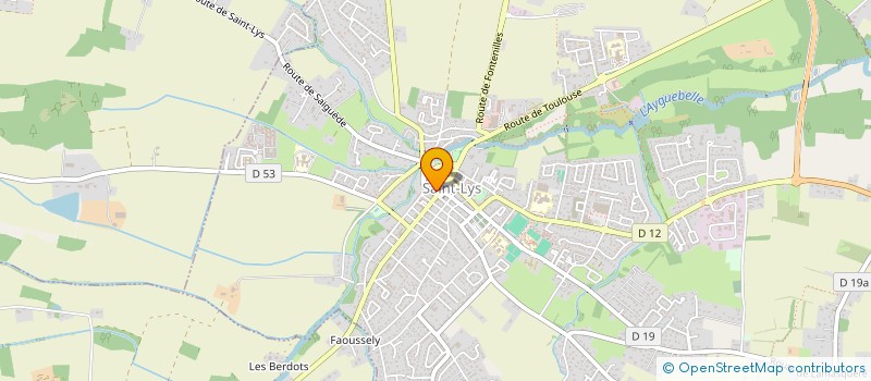 localisation de l'entreprise SCI DE LA HALLE  SAINT-LYS