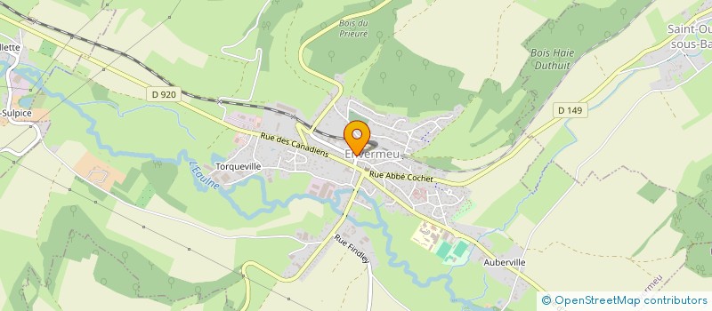 localisation de l'entreprise SCI DE LA HALLE ENVERMEUDOISE  ENVERMEU