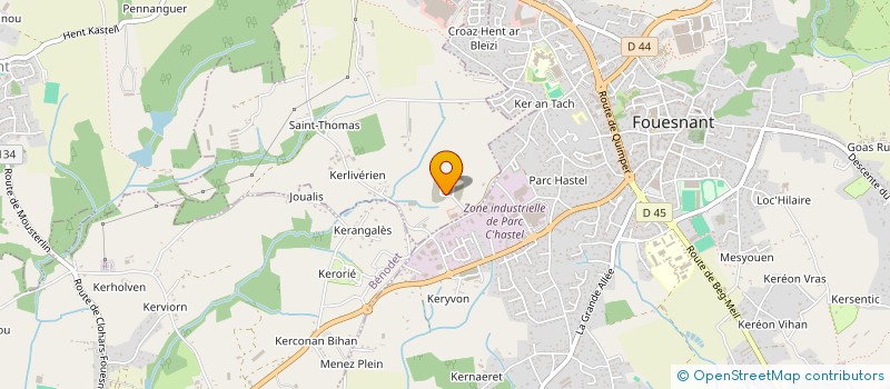 localisation de l'entreprise SCI DE LA HALTE  PLEUVEN