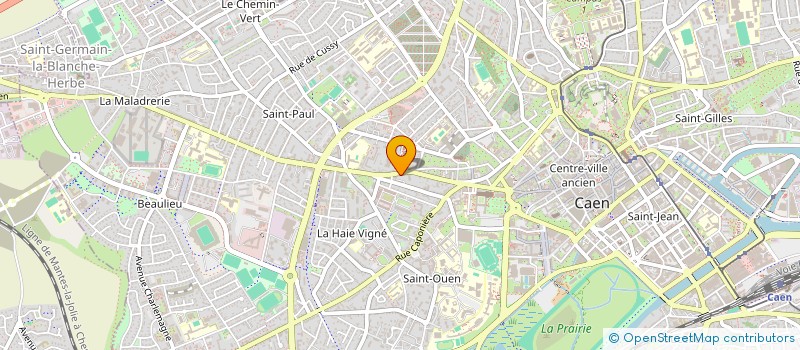 localisation de l'entreprise SCI DE LA HAMELIERE à CAEN