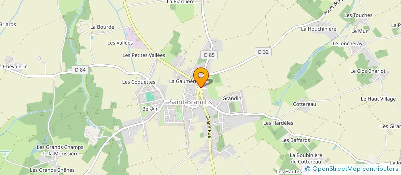 localisation de l'entreprise SCI DE LA HARDELLIERE  SAINT-BRANCHS