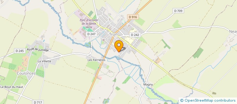 localisation de l'entreprise SCI DE LA HARDOUELLE à TRUN