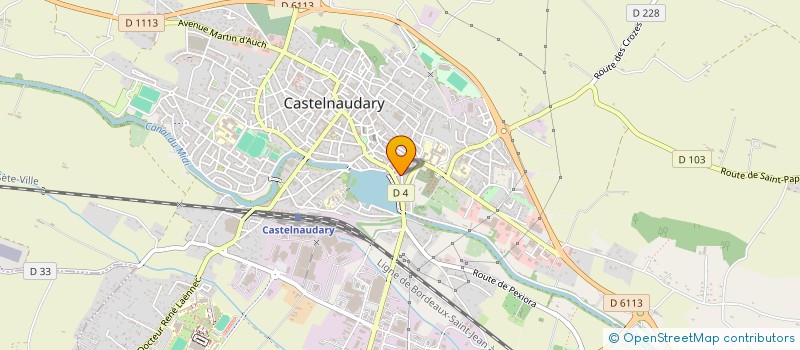 localisation de l'entreprise SCI DE LA HAUTE BAFFE  CASTELNAUDARY