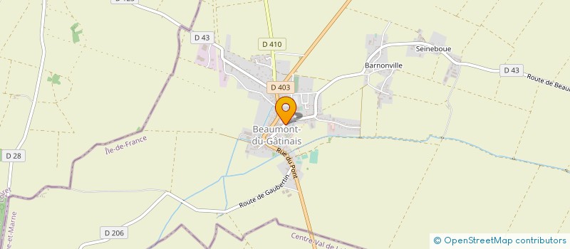 localisation de l'entreprise SCI DE LA HAUTE BERCELLE  BEAUMONT-DU-GATINAIS