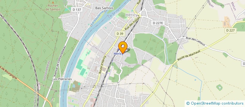 localisation de l'entreprise SCI DE LA HAUTE BOULANGERE  HERICY