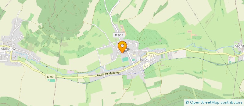 localisation de l'entreprise SCI DE LA HAUTE FAULX  FAULX